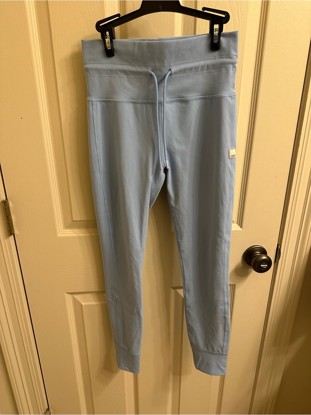 Vuori Light Blue Women's Leggings with Drawstring Waist